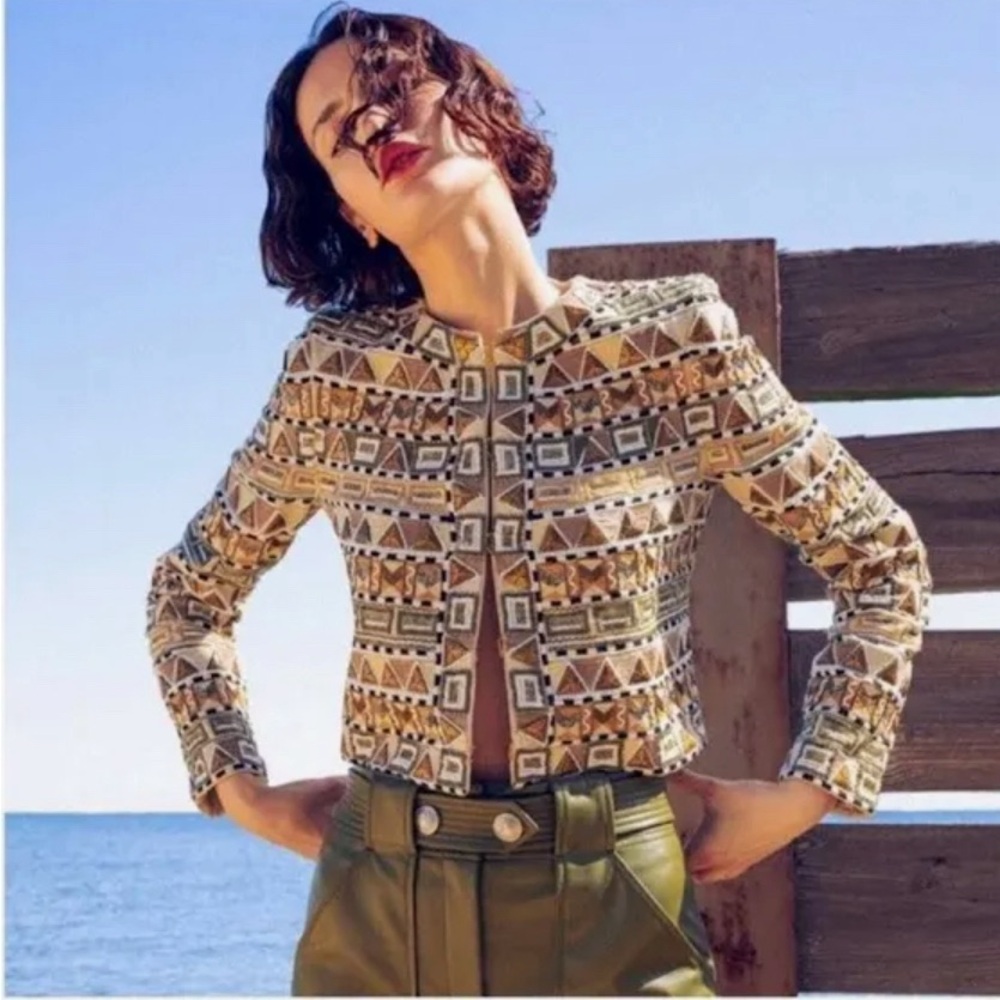 Veronica Beard beaded short jacket. Only worn once for an event. Size 6